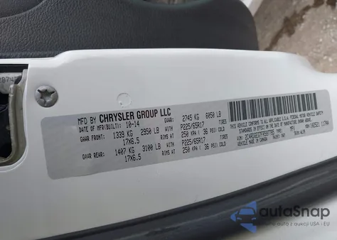 2015 Dodge Grand Caravan R/T from USA, damaged, VIN 2C4RDGEG7FR597785